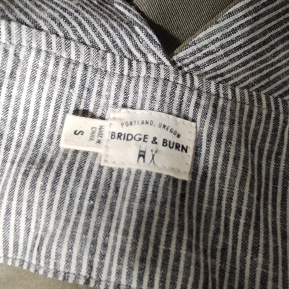 BRIDGE & BURN Khaki Jumpsuit/Overalls, Size Small - Picture 2 of 4